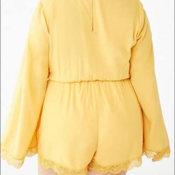 Yellow Boho Romper - Picture 3 of 9
